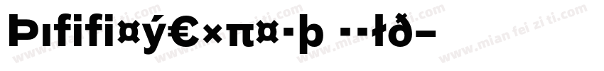 TiffeyExpert Bold字体转换